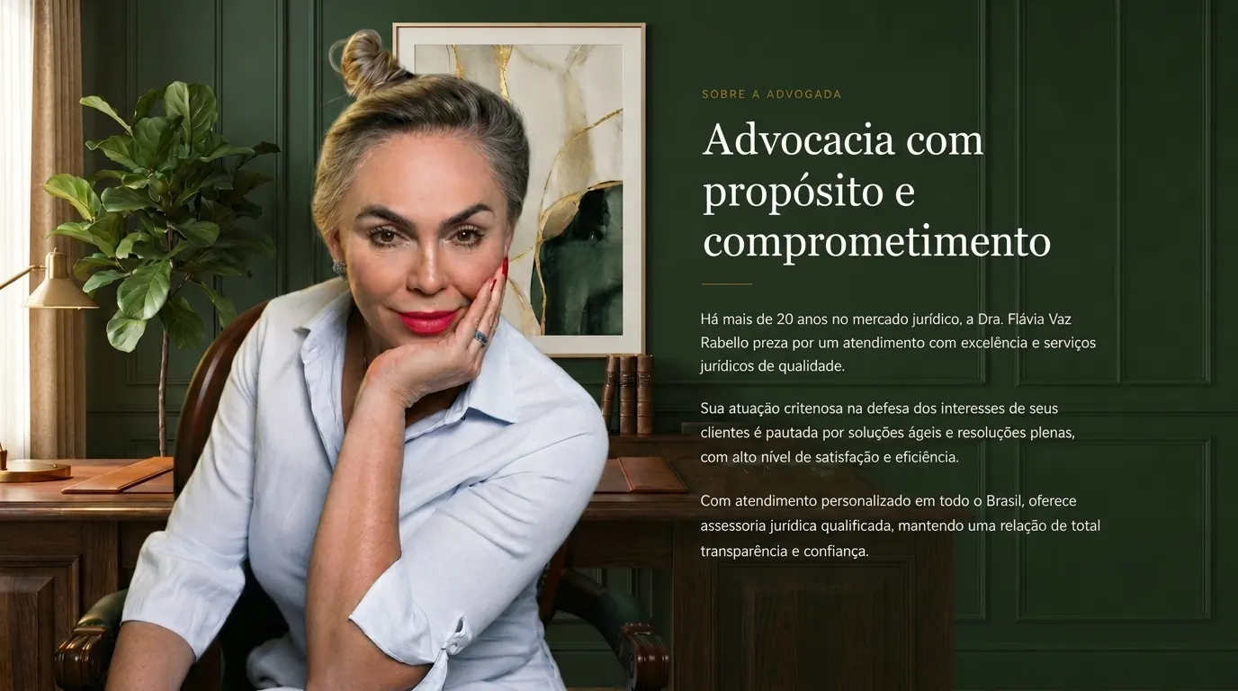 Sobre a Dra. Flávia Vaz Rabello